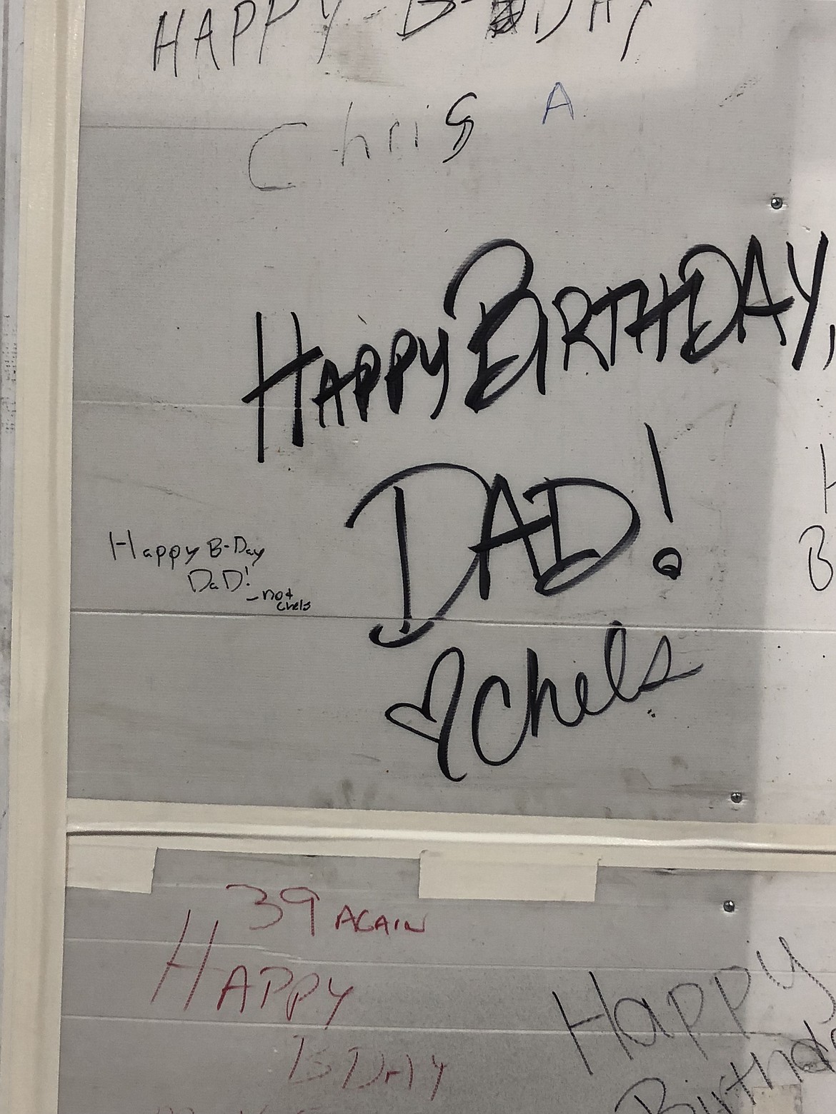 Daughter Chelsea&#146;s birthday wish was just a little more noticeable than the rest.