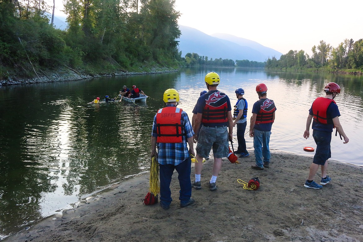 Photo by MANDI BATEMAN
The training took place at the mouth of Deep Creek.