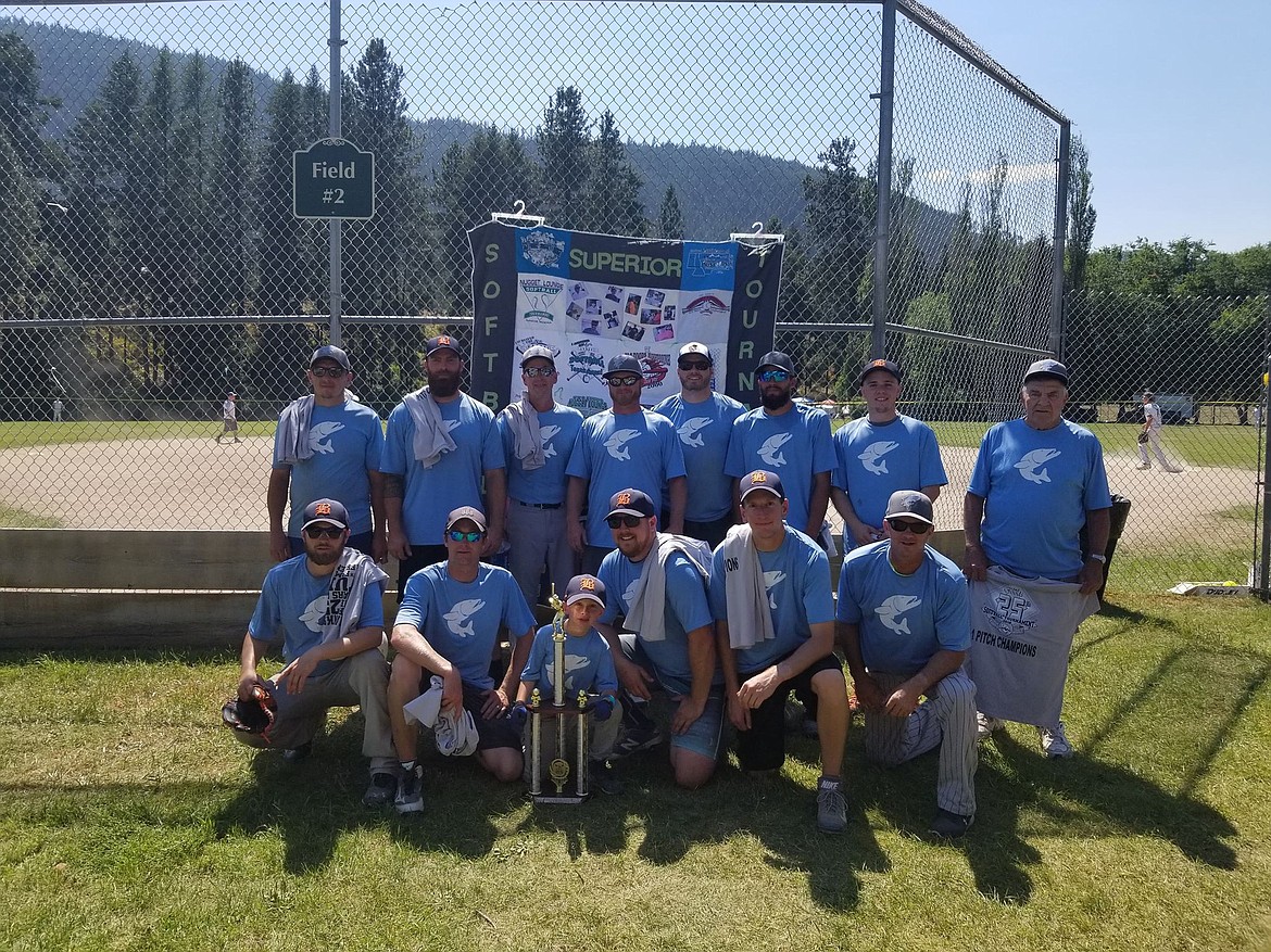 Pickled Pike won first place in the C bracket at the Superior Softball Tournament on July 22. (Photo courtesy of Superior Softball)