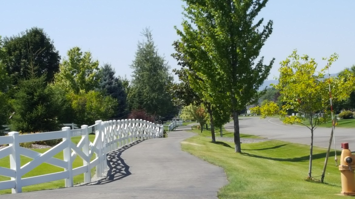 The Meadows neighborhood in Post Falls is known for its large home lots and uniformly attractive landscaping.