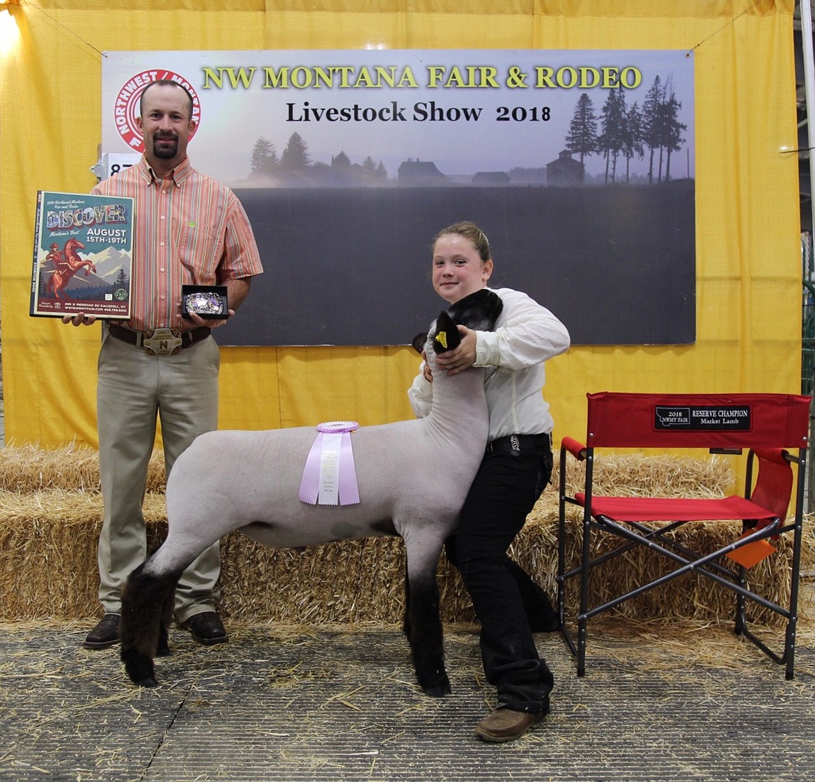 Reserve Champion Market Lamb:
Amber Pugh
(Photo by Karly Hanson/Karly Katherine Photography)