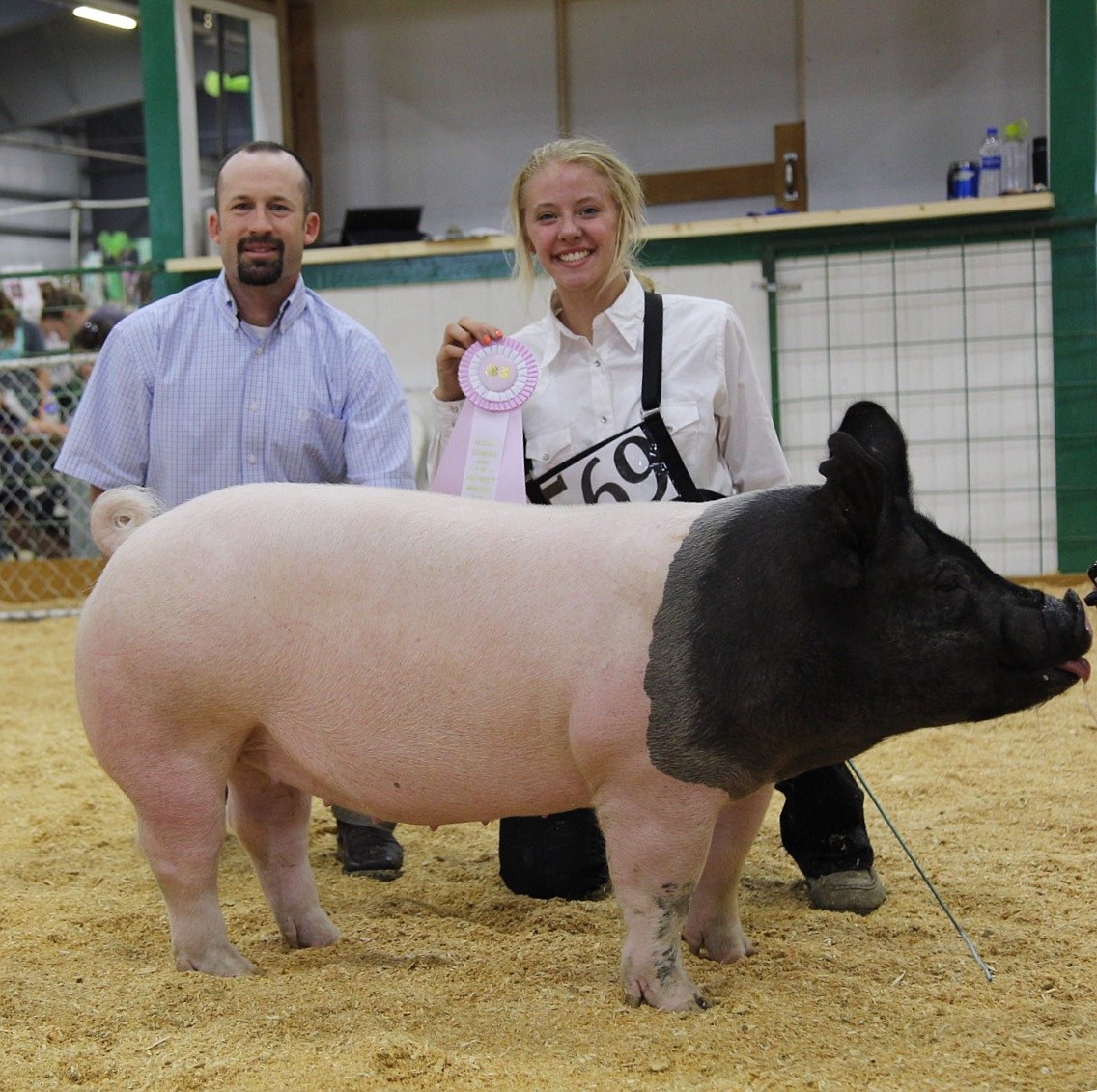 Reserve Champion Market Hog:&#160;
Morgan Baker
(Photo by Karly Hanson/Karly Katherine Photography)