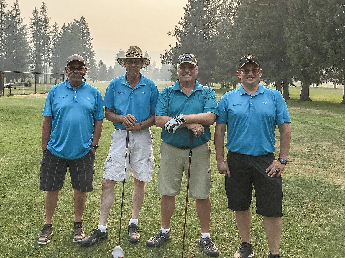 The 2018 Cabinet View Golf Club Men&#146;s League Champions from the Payne West Insurance team. Pictured are: Terry Patrick, Jr. Crismore, Robin Swimley and Mark Managhan. (Courtesy photo)