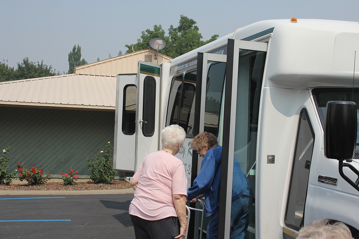 Photo by TANNA YEOUMANS
The residents were excited to see the van.