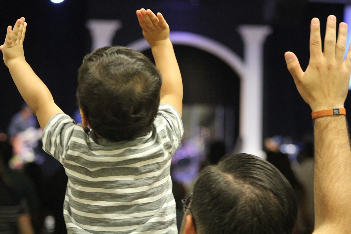 Richard Byrd/Columbia Basin Herald
There was no age limit for people to enjoy the Edward Rivera concert at the Bethel Spanish Assembly of God in Othello on Saturday.