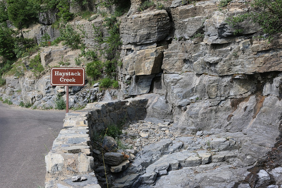 A turnout just past where Haystack Creek flows under the Going-to-the-Sun Road is open for cars to park there. A 1985 court decision said the turnout had to be closed and according to park officials, it was on August 9, 1985. The turnout was open as of August 5, but was closed sometime between then and August 10. (Christa Handford photo)