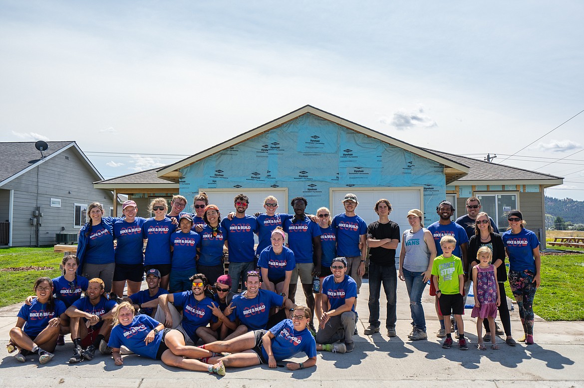 A group of volunteers are riding 4,000 miles across the US to help with affordable housing projects through the nonprofit Bike &amp; Build. The group stopped in Whitefish and Kalispell over the weekend.