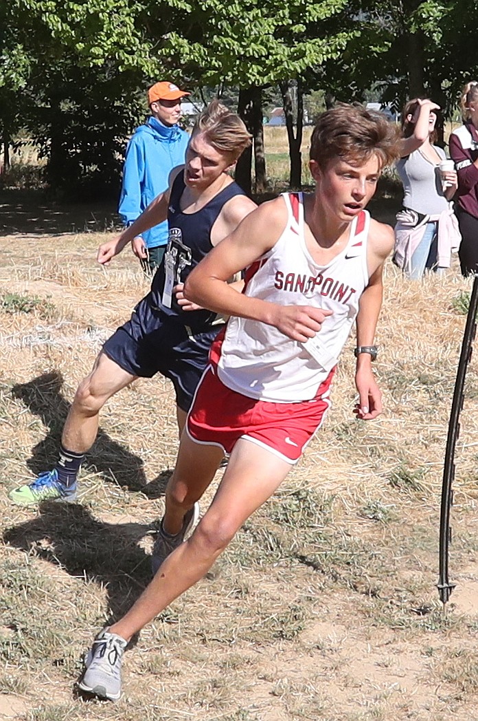 (Photo by ERIC PLUMMER)
Senior Kieran Wilder finished just behind teammate Ephriam Weisz in the recent time trial, helping give the Bulldogs two runners to drive the pace at the front of the races.