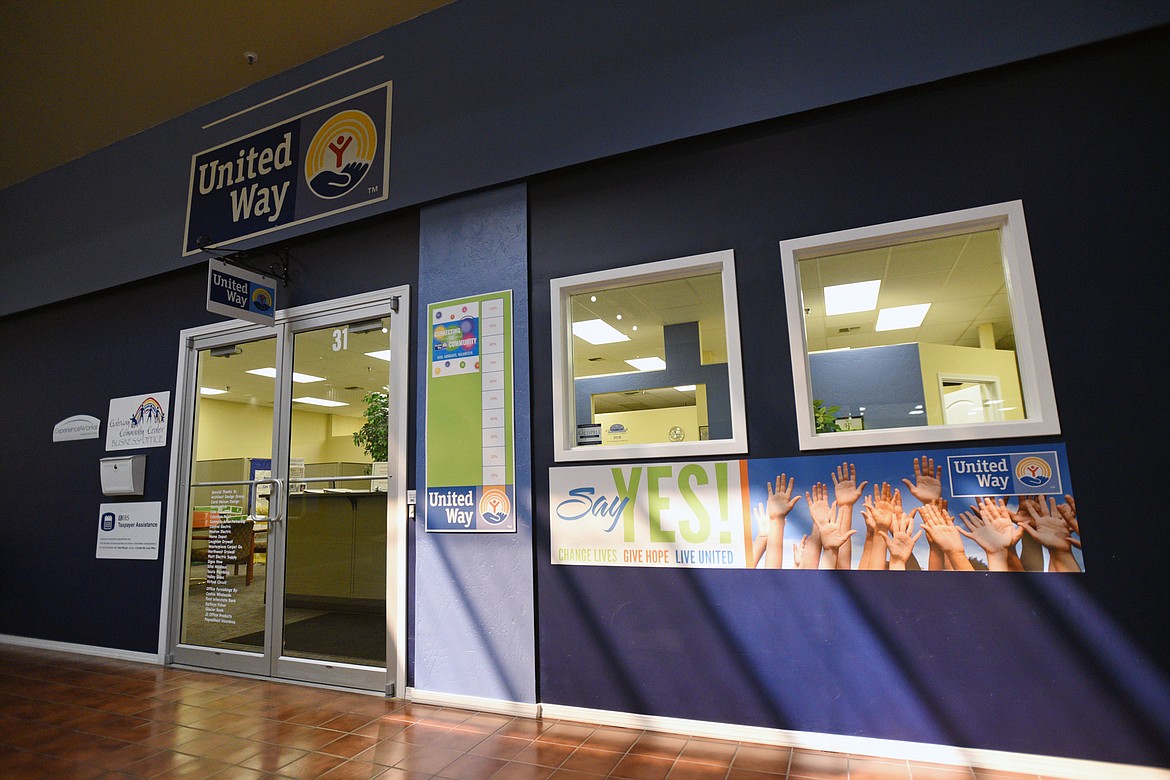 United Way of Flathead, Lake, Lincoln, Glacier and Sanders counties inside the Gateway Community Center in Kalispell on Thursday, Aug. 23. (Casey Kreider/Daily Inter Lake)