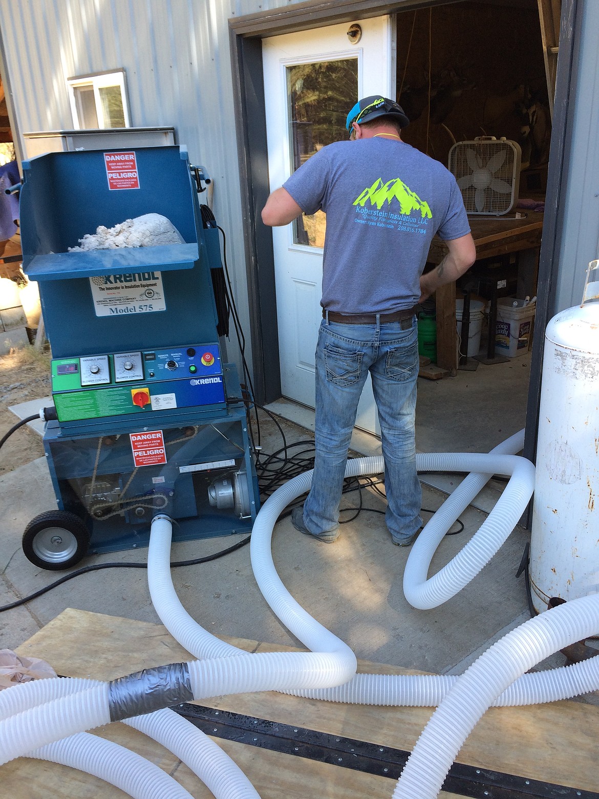 The company installs quality fiberglass and blow-in cellulose insulation, utilizing a machine to get the job done efficiently. 

Courtesy photos