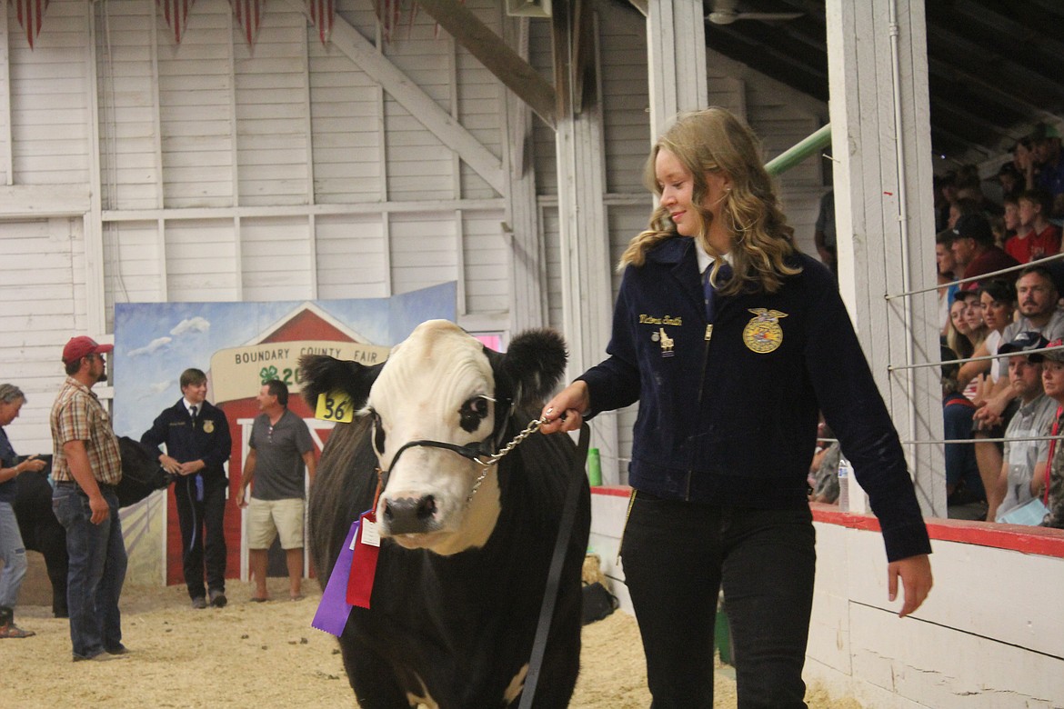 Photo by TANN YEOUMANS
The FFA and 4-H kids got to show off their market animals and earn an income towards next years fair and expenses.