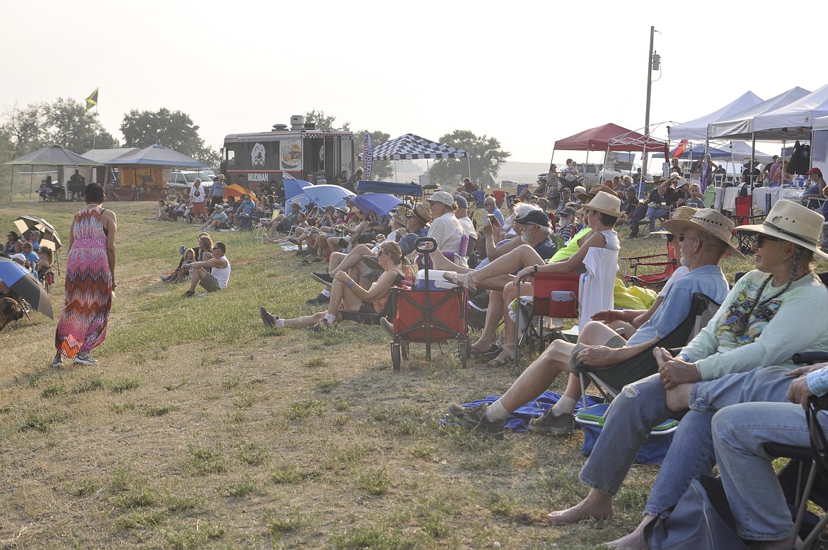 ORGANIZERS ESTIMATE that between 1,200 and 1,500 people attended the eighth annual Flathead Lake Blues Festival in Polson over the weekend. (Ashley Fox/Lake County Leader)