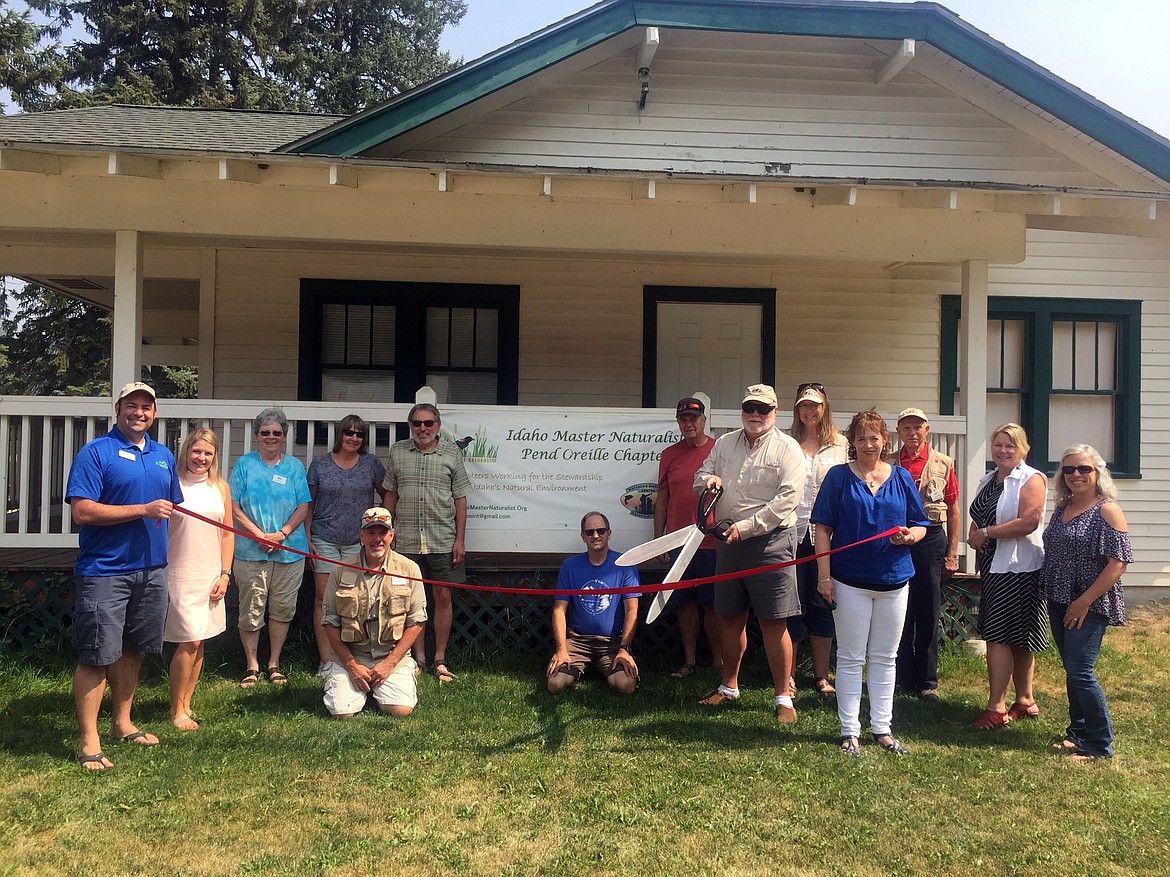 (Courtesy photo)
Greater Sandpoint Chamber members welcomed the Idaho Master Naturalists, Pend Oreille Chapter, to the chamber with a ribbon-cutting ceremony on Tuesday, Aug. 14.