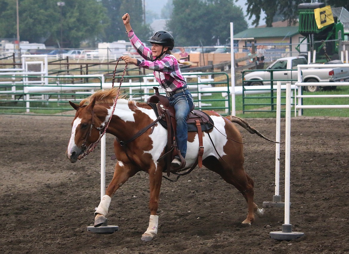 Photo by MANDI BATEMAN
Keyhole Race competitor stepping on the gas and heading for home.