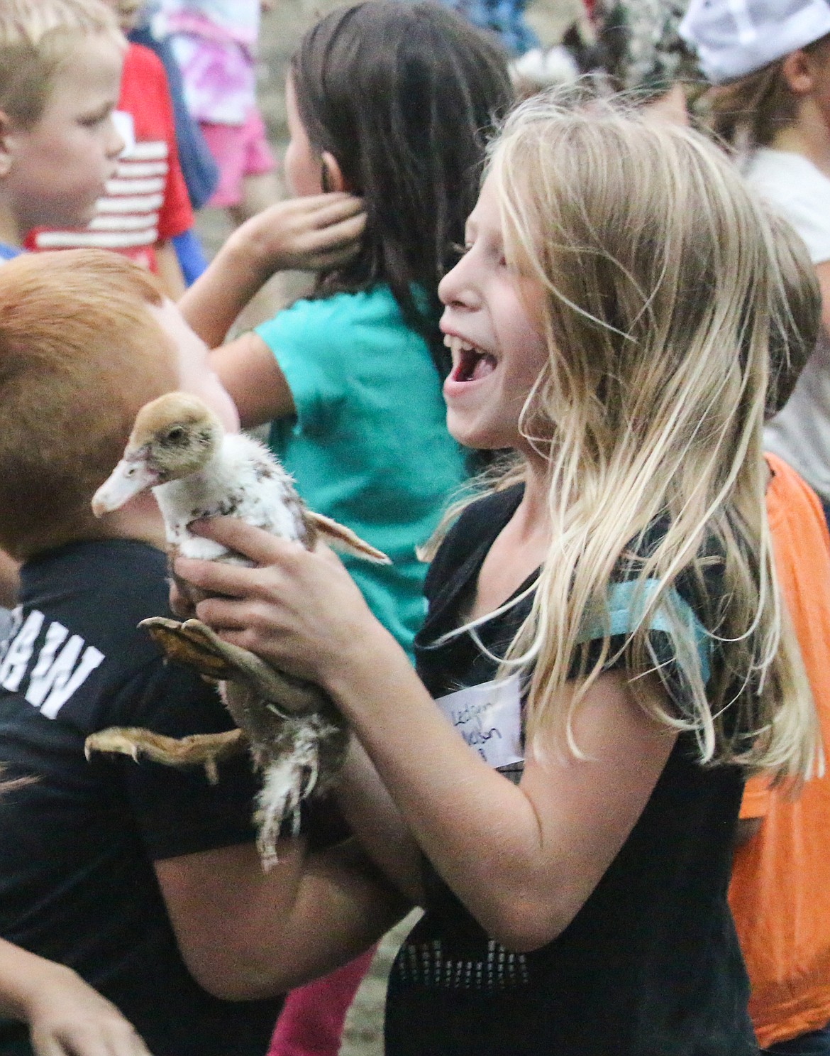 Photo by MANDI BATEMAN
Nothing is quite as exciting as winning your own duckling.