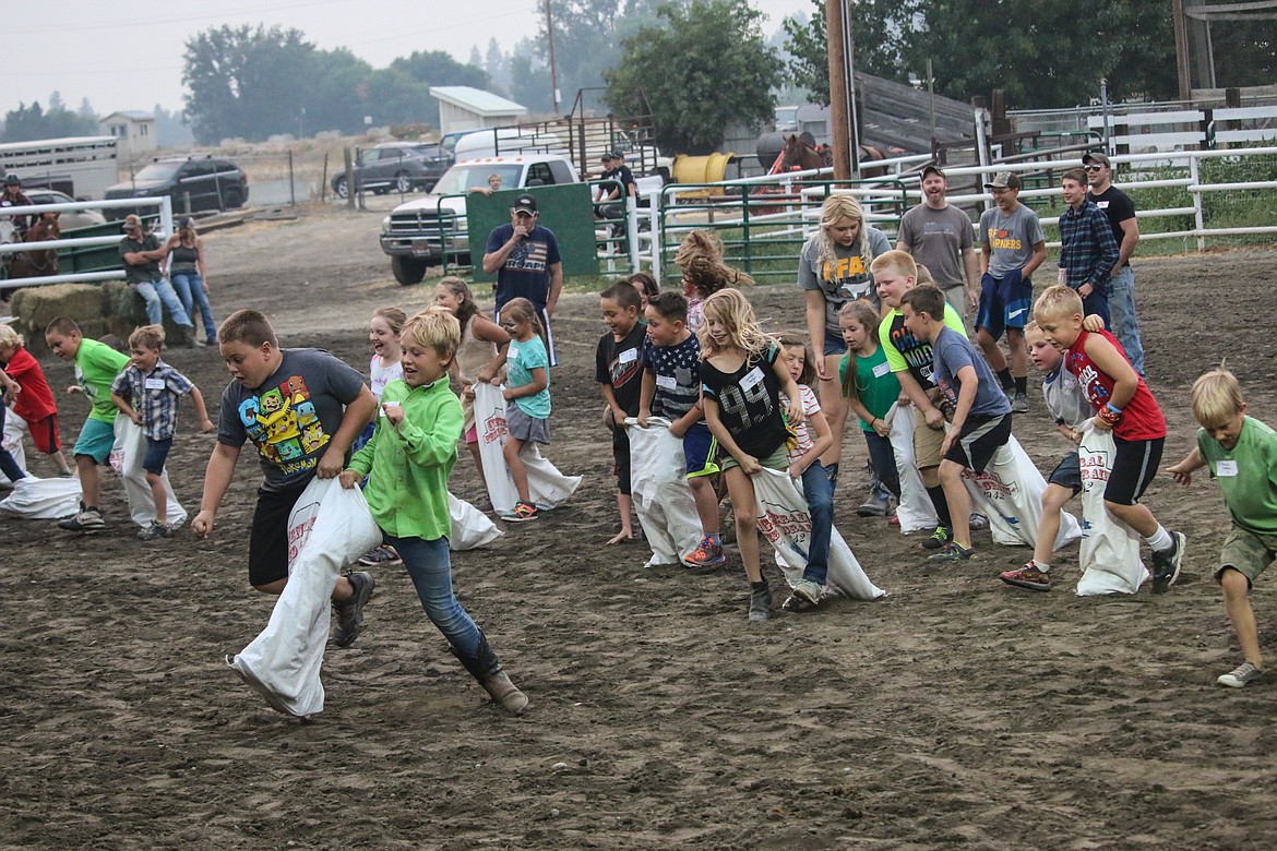 Photo by MANDI BATEMAN
The Three Legged Race was harder than it looked.