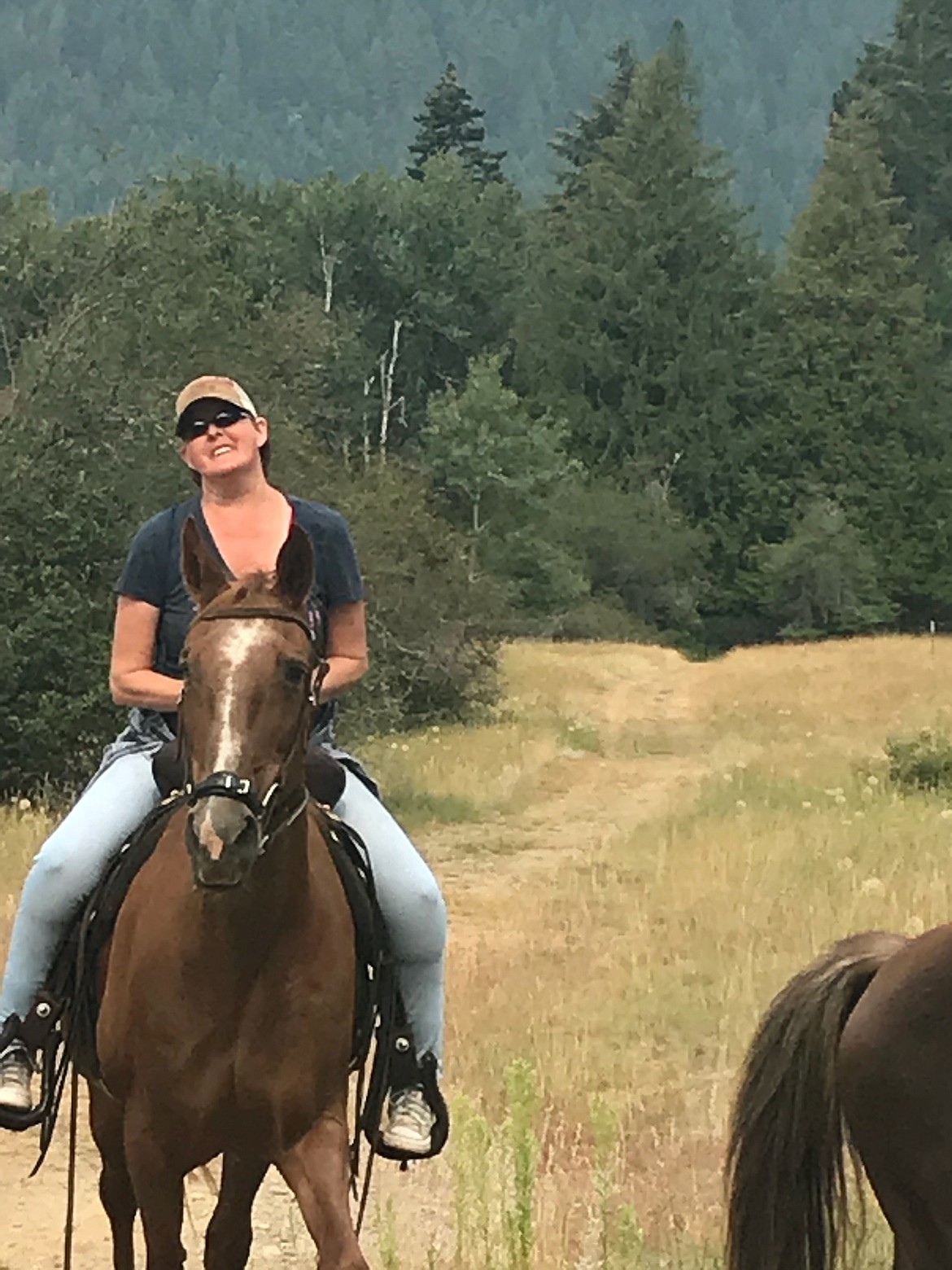 (Courtesy Photo)
Lydia Hays on Miss Tiffany the Tennesee Walking horse on her bucket list trail ride.