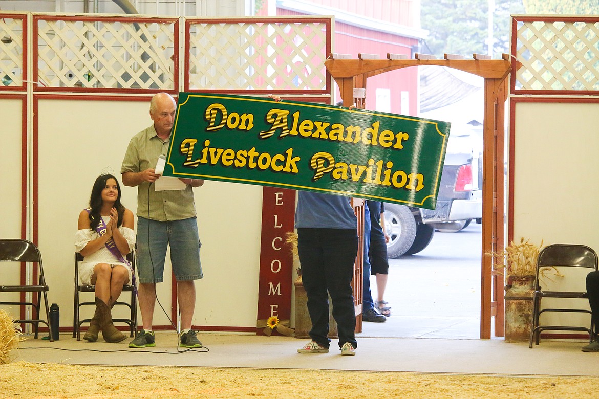 Photo by MANDI BATEMAN
The new name and sign were revealed in memory of Don Alexander.