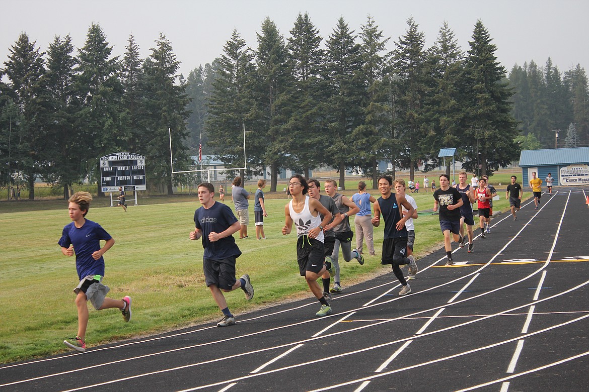 The cross country team has practiced through the weather to accomplish its goals.

Photo by TANNA YEOUMANS