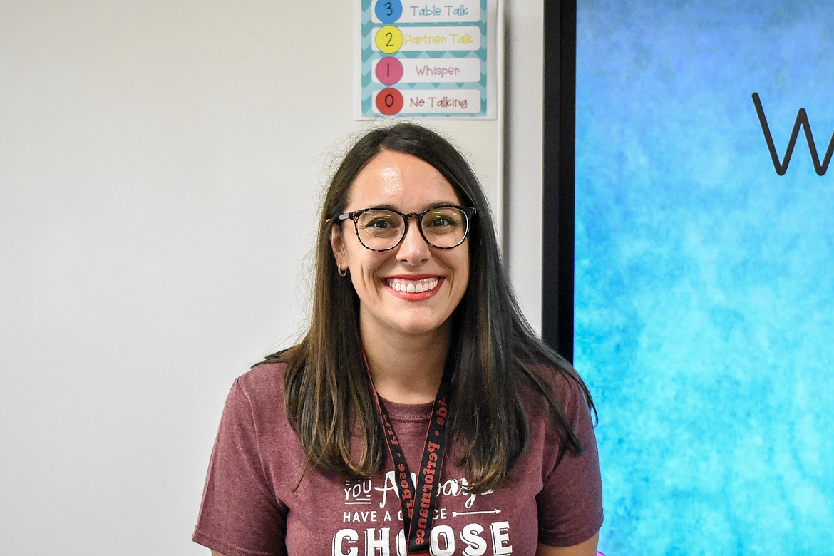 Emily Ruffer, a new third-grade teacher at W.F. Elementary School. (Ben Kibbey/The Western News)