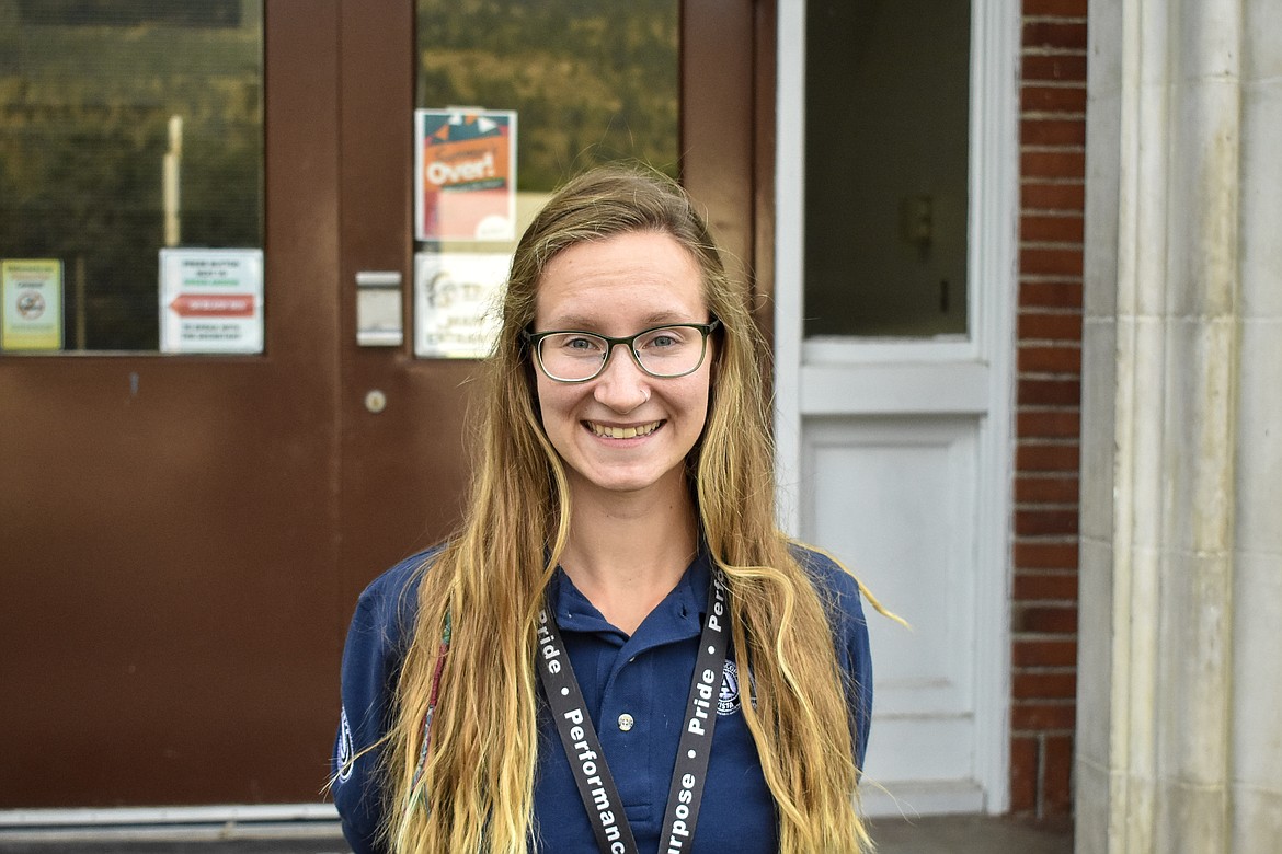 Alexis Burton, the new Americorps Vista volunteer at Libby High School. (Ben Kibbey/The Western News)