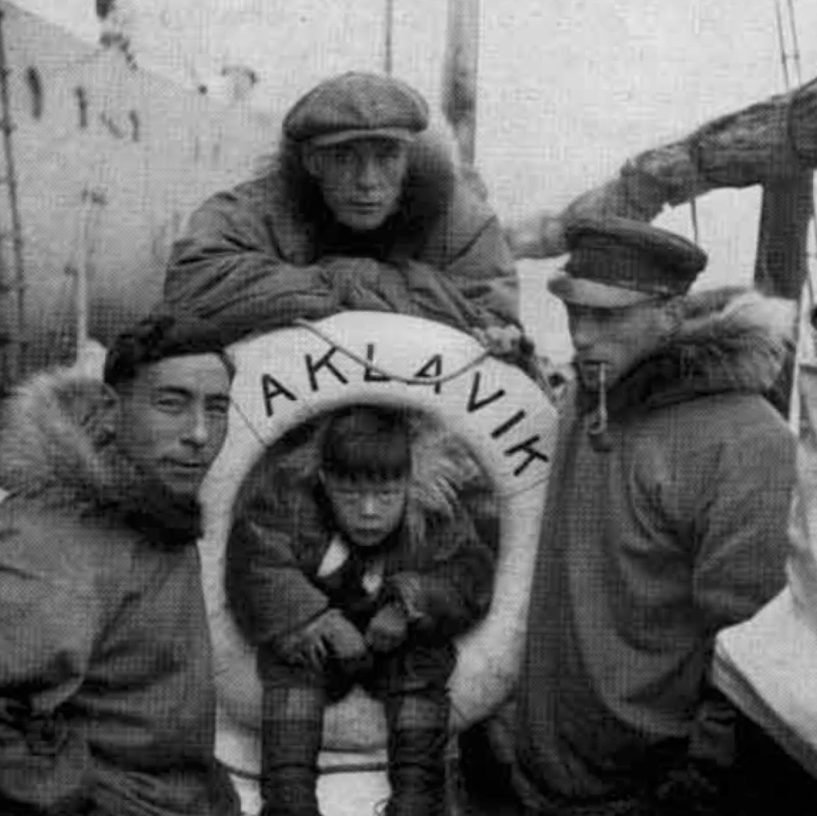 PUBLIC DOMAIN
Christian Klengenberg&#146;s son Patsy on left with his adopted son aboard Aklavik.