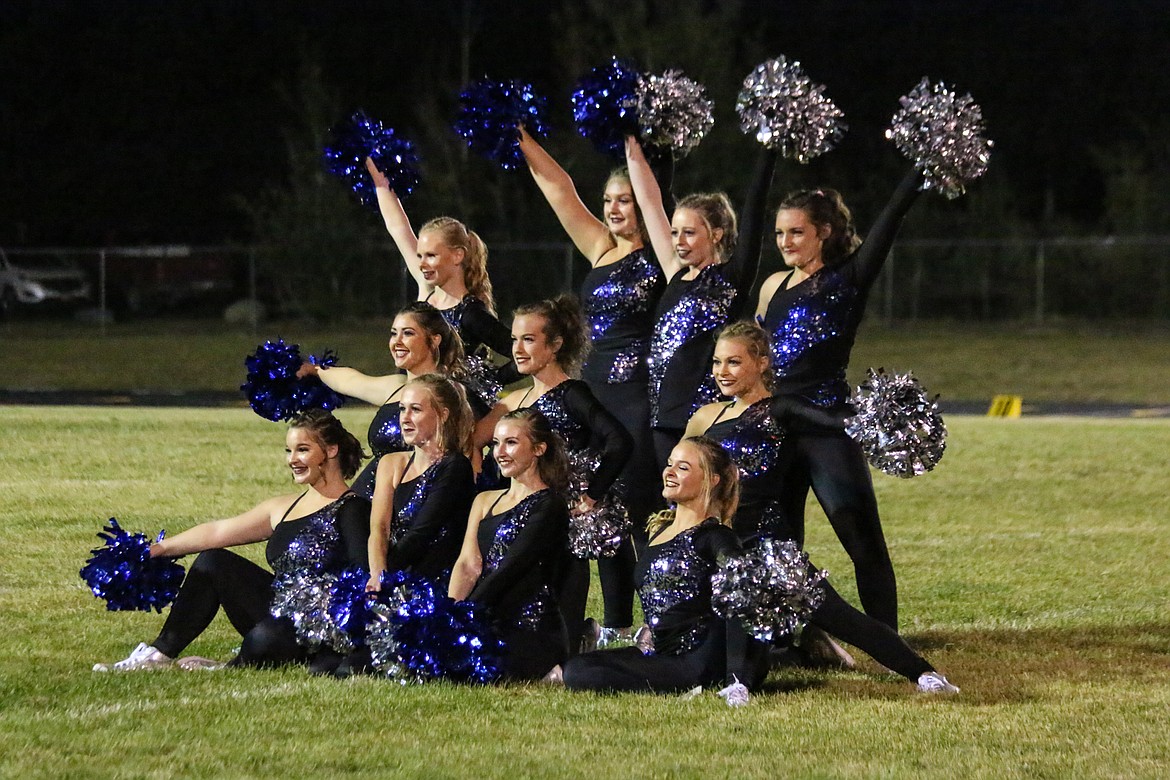 Photo by MANDI BATEMAN
The Badgerettes finish off their recent performance set to a rock medley.