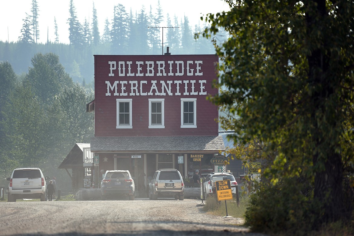 Polebridge Mercantile on Friday, Aug. 10. (Casey Kreider/Daily Inter Lake)