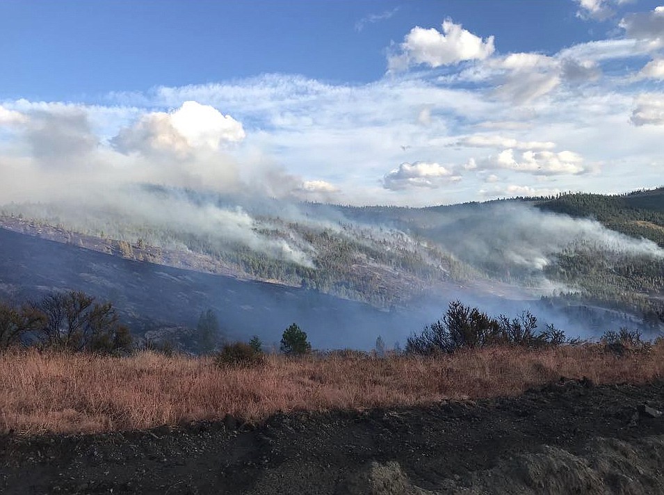 The Rattlesnake Fire in Sanders County, which started Thursday, Aug. 30, is currently under investigation. (Photo courtesy of Division of Fire)