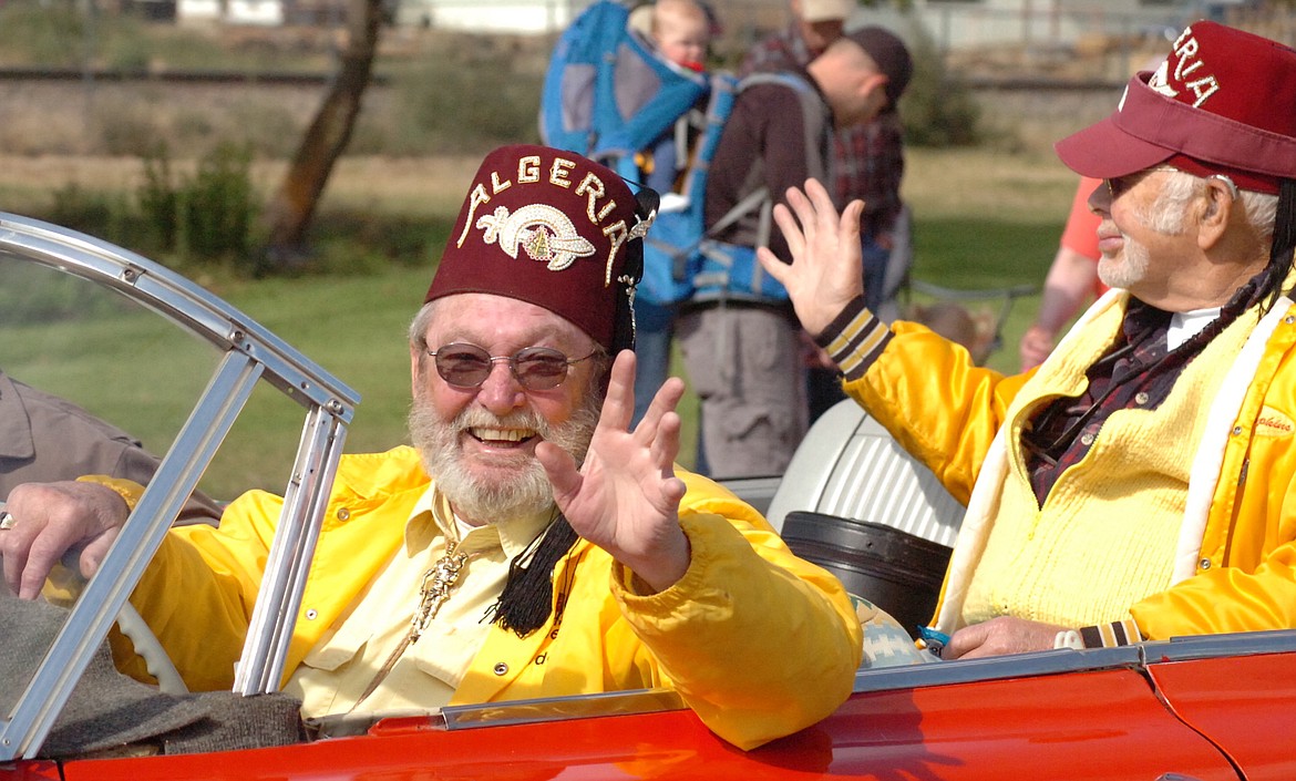 The always happy Shriners once again participated in the Sanders County Fair Parade, sharing smiles and waves as they drove through Plains. (Joe Sova/Clark Fork Valley Press)