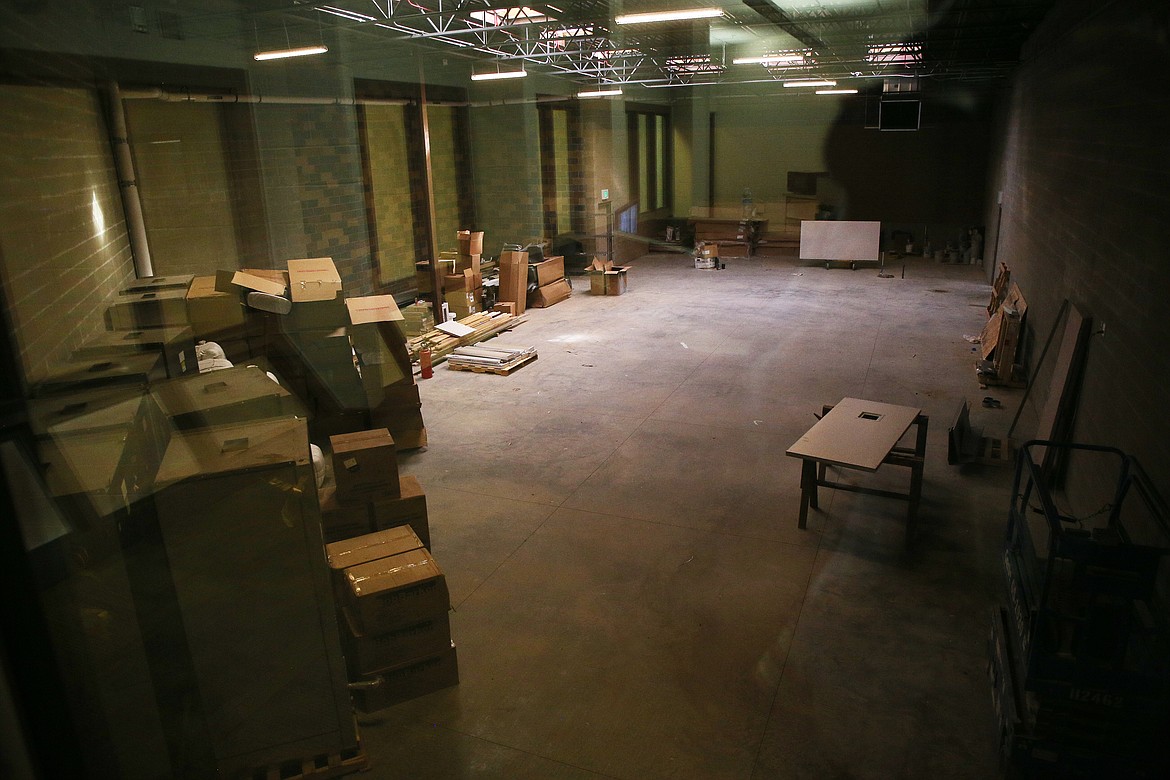 The Kootenai County Jail expansion consists of 20,000 square feet of finished detention space and 8,000 square feet of shelled space, seen here, for future expansion.(LOREN BENOIT/Press)