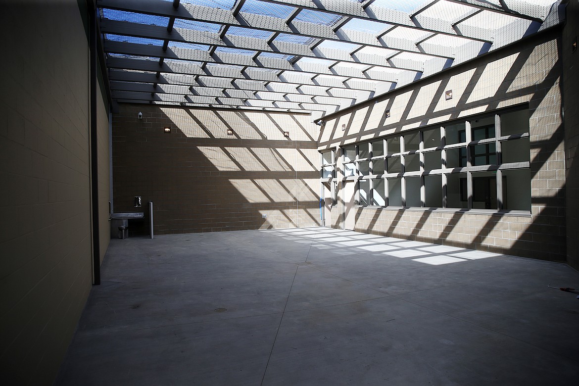 The Kootenai County Jail expansion also includes 2,000 square feet of secured  space for outdoor recreation. (LOREN BENOIT/Press)