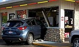 Crash makes Rob's a drive-thru