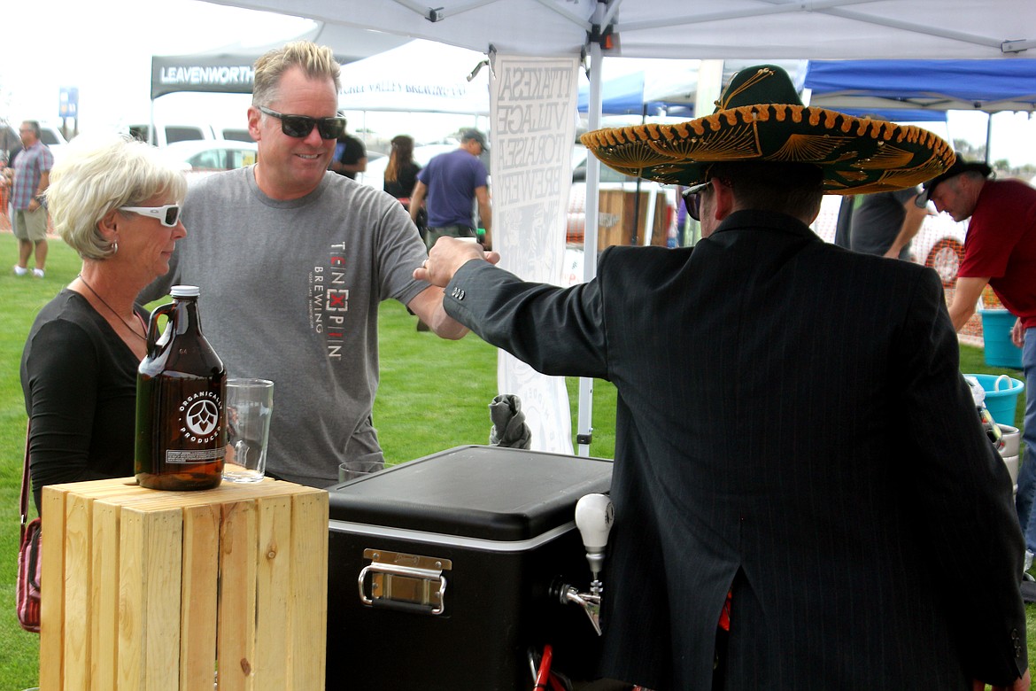 Richard Byrd/Columbia Basin Herald
Local and regional breweries had the chance to showcase their beer at Craft Out Cancer.