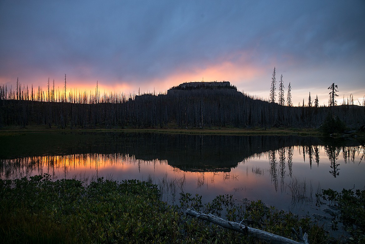 Sunset, Great Bear Wilderness.