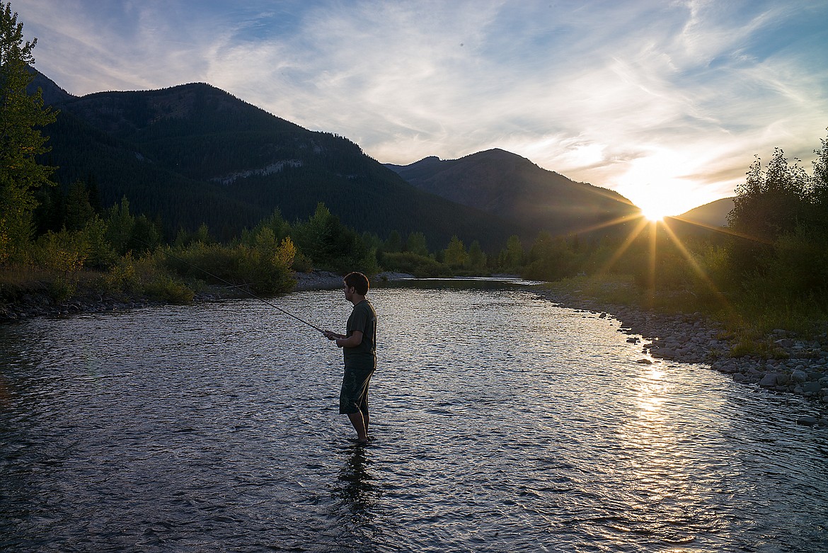 Fishing the upper Middle Fork.