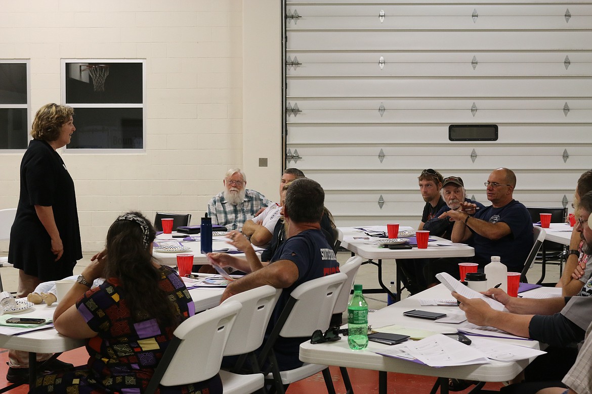 Photo by MANDI BATEMAN
The class learned about Safe Sleep for infants, as well as information about caring for infants born in the field.