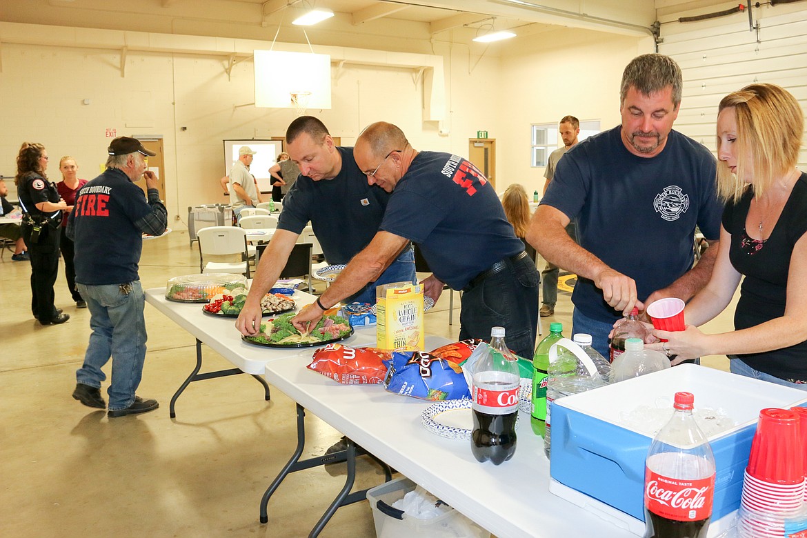 Photo by MANDI BATEMAN
Rotary Club of Bonners Ferry provided dinner for the class.