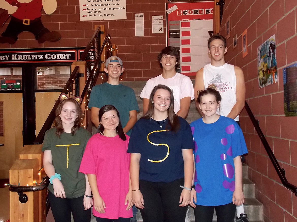 Photo by Patti Hei
Wallace High School’s homecoming court. These students will be representing the classes that nominated them. Seniors: Kelsie Sullivan and (not pictured) Josh Tester. Juniors: Hannah Garitone and Hunter Stutzke. Sophomores: Maggie Howard and Triston Neubauer. Freshman: Kynlie Frey and Erik Brackebusch. Wallace’s homecoming game is Friday at 7 p.m. against Kootenai at Sather Field.