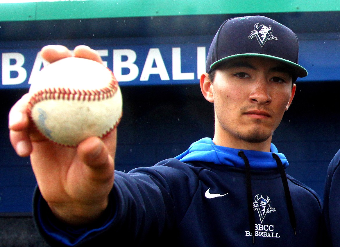 Rodney Harwood/Columbia Basin HeraldBig Bend sophomore Tyson Yamane has changed his mind about playing baseball in Iowa. The former Warden standout has opted to play for Whitworth University in Spokane this spring.