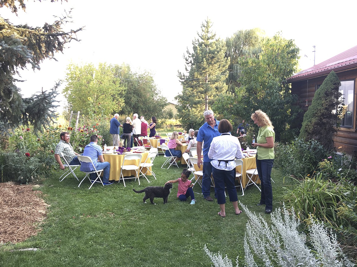 Forty people attended the Farm to Table Feast at Glenwood Farm near Polson last week. The event is a fundraiser for the Lake County Community Development Center. (Ashley Fox/Lake County Leader)