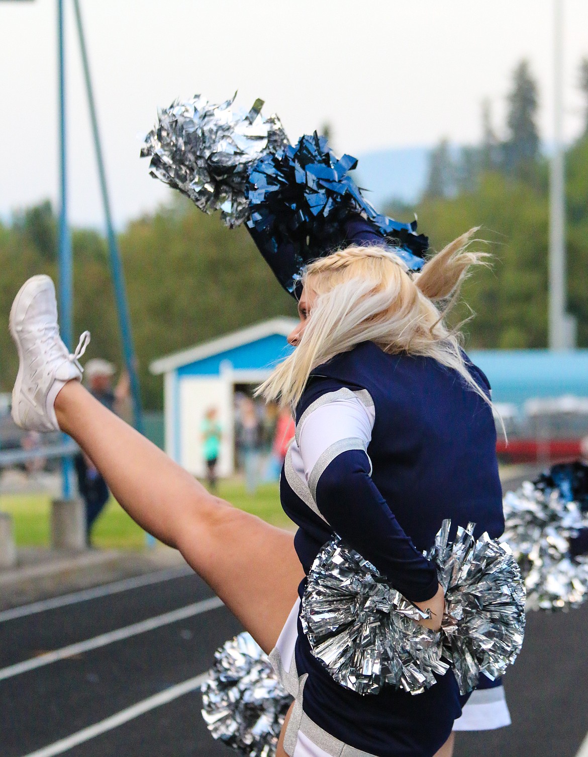 Photo by MANDI BATEMAN
The cheerleaders kept spirits high during last Friday&#146;s football game.