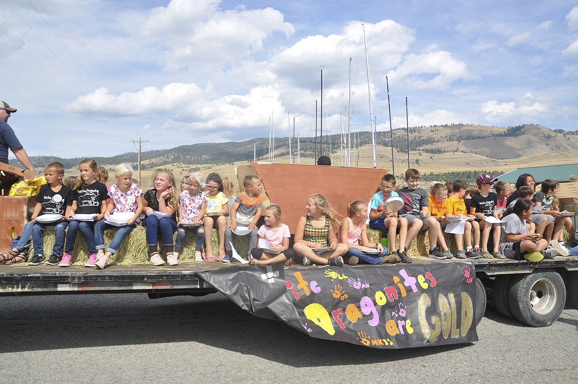 Children from the Shooting Start Preschool participate in the Dayton Daze parade Saturday, Sept. 8. (Ashley Fox photos/Lake County Leader)