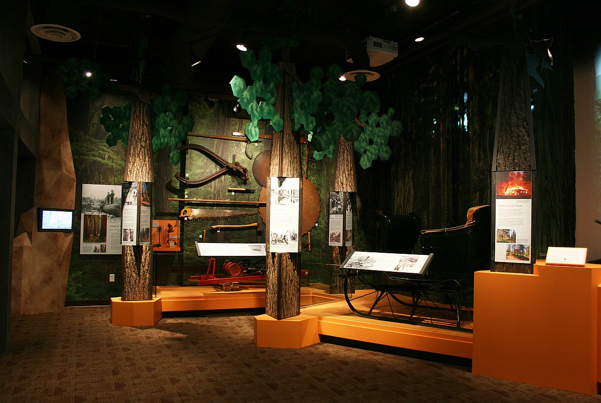 The remodeled Idaho State Museum in Boise includes a North Idaho gallery, pictured here, that brings to life the stories that shaped the region, including the Sunshine Mine disaster, the logging and timber industry and the history of the Nez Perce, Kootenai and Coeur d'Alene tribes.  (Courtesy photos)