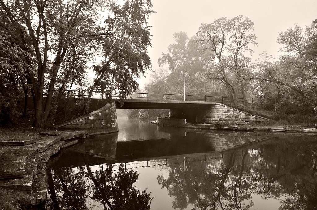 Photo courtesy of JIM WATKINS ON FLICKR
Clarence Darrow Memorial Bridge in Chicago where Darrow's ghost is supposed to appear.