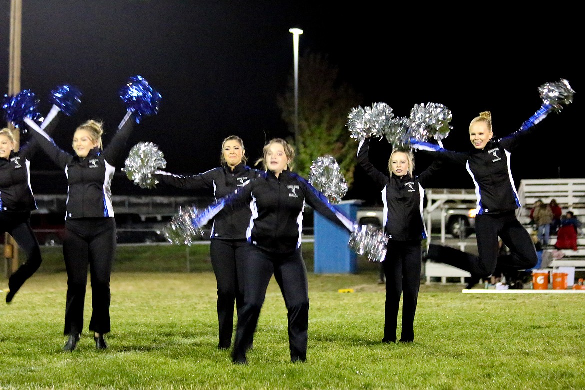 The Badgerettes performed to the music of the Badger BandOs last Friday during halftime.