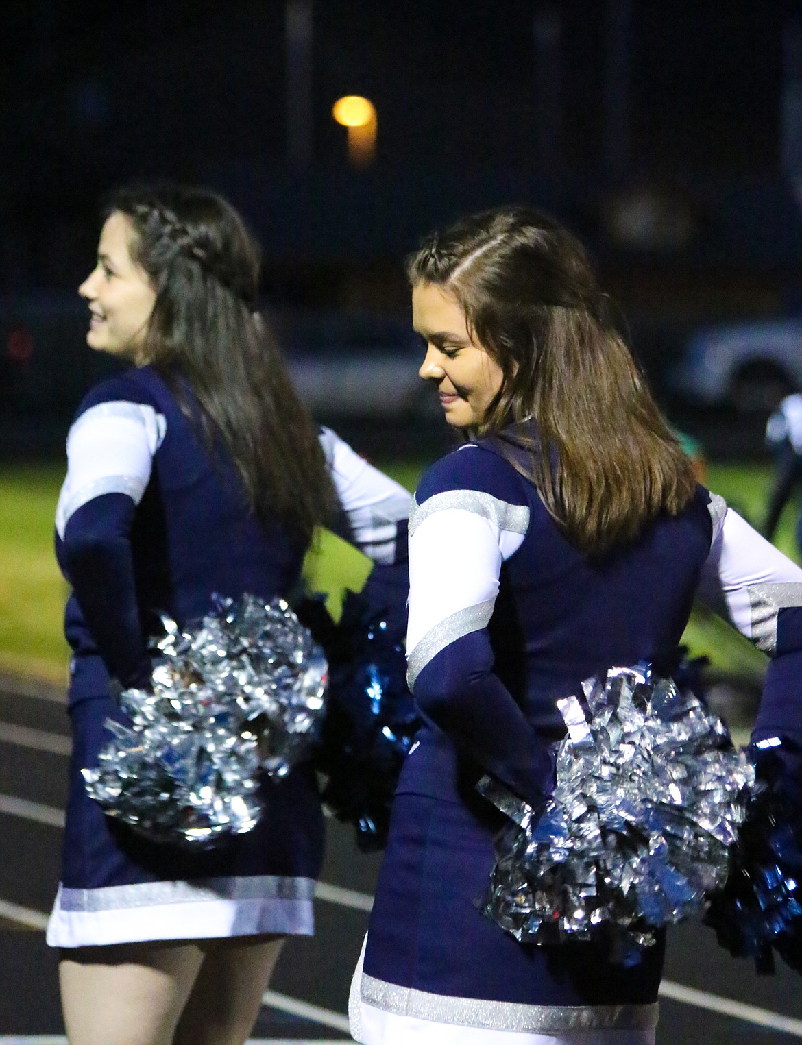 Photo by MANDI BATEMAN
The Badgers Cheerleading team spiced up the sidelines with their encouragment.