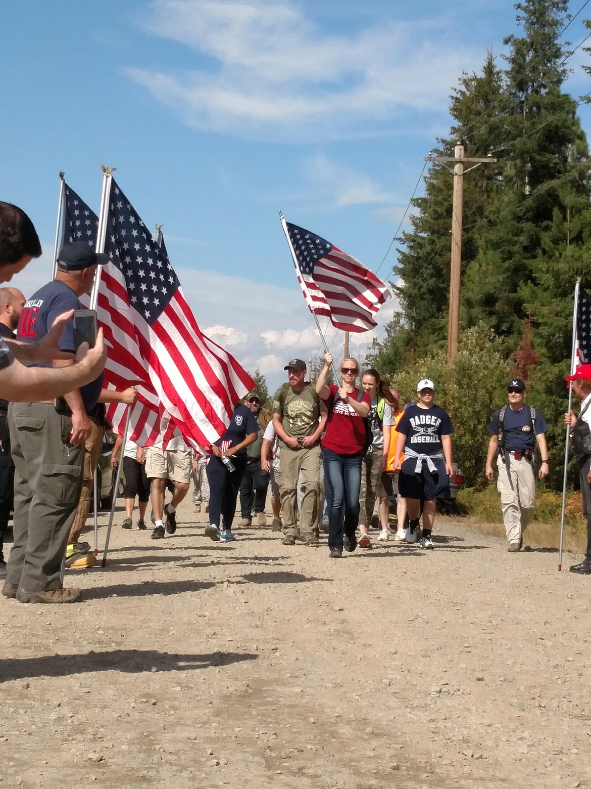 Photo by SANDY STEINHAGEN
The marchers return.