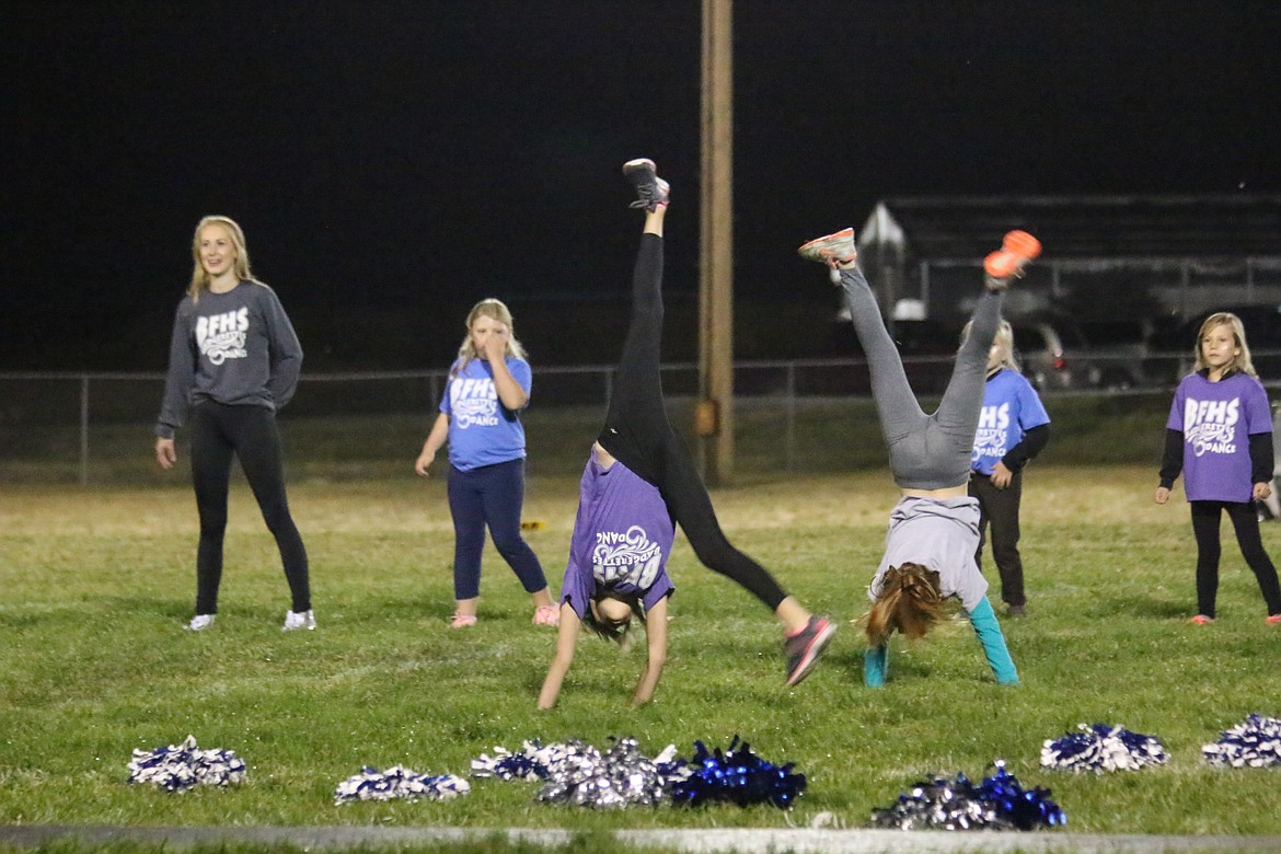 Photo by MANDI BATEMAN
The girls showed off their athletic moves.