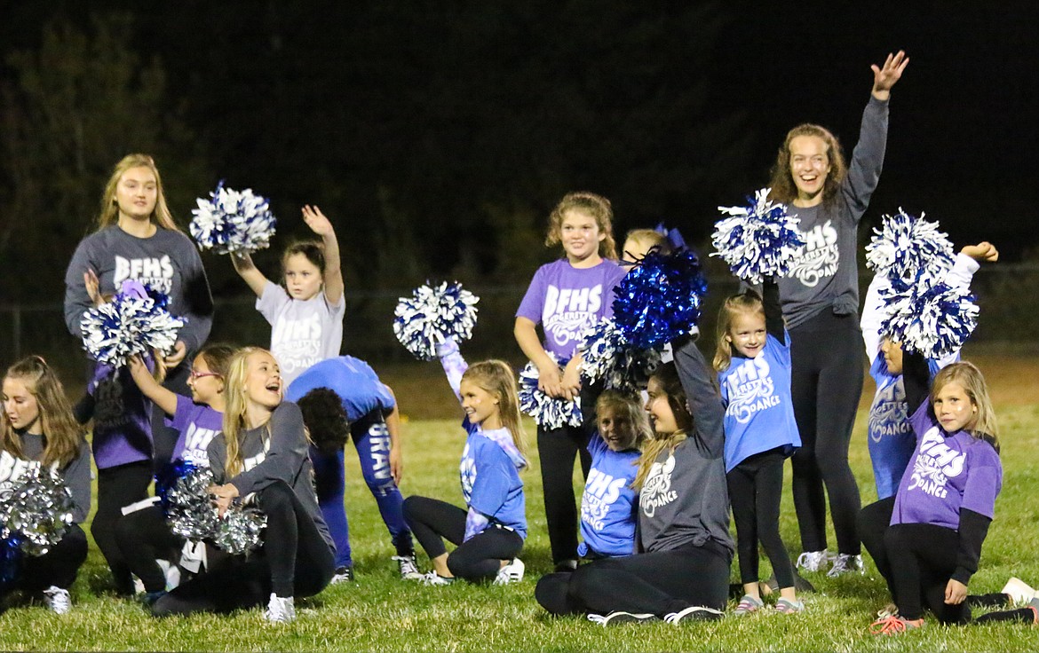 Photos by MANDI BATEMAN
The Badgerettes enjoyed mentoring the young girls, and the group earned much applause from the audience.